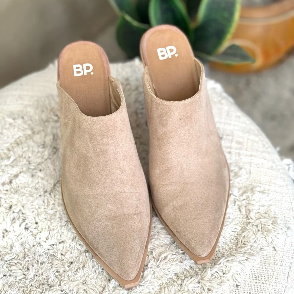 BP Hailey Mule Tan Size 7 - Picture 3 of 5